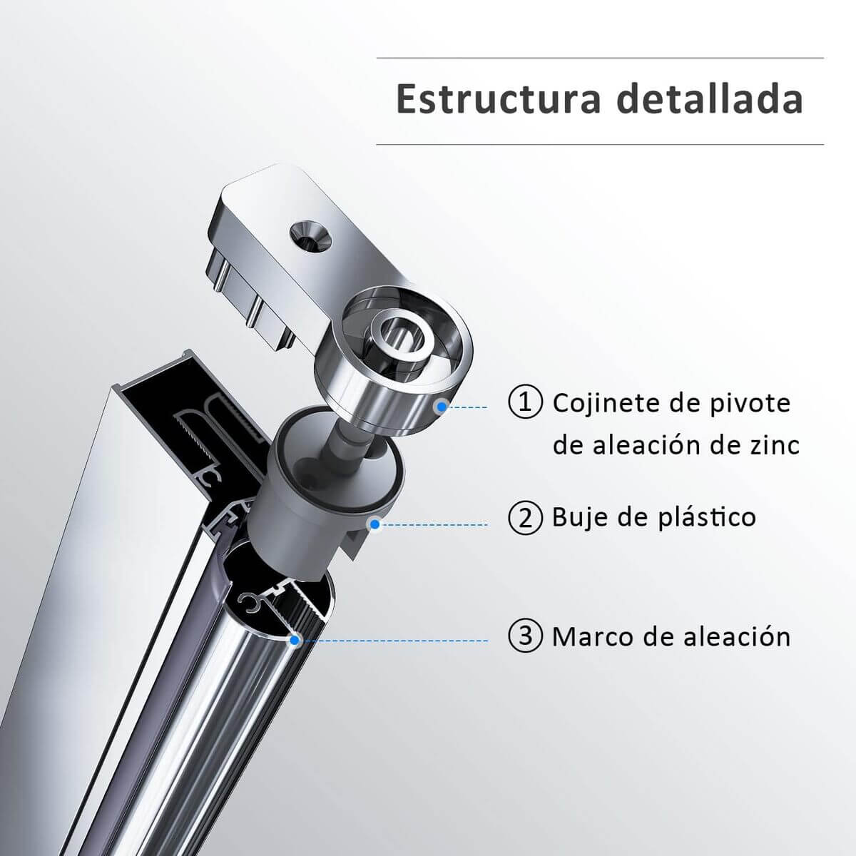 SONNI Mampara Bañera Plegable 120 x 140 cm Cristal Templado 6mm Mamparas de Bañera Abatible 2 Hojas con Barra Estabilizadora y Perfil Aluminio