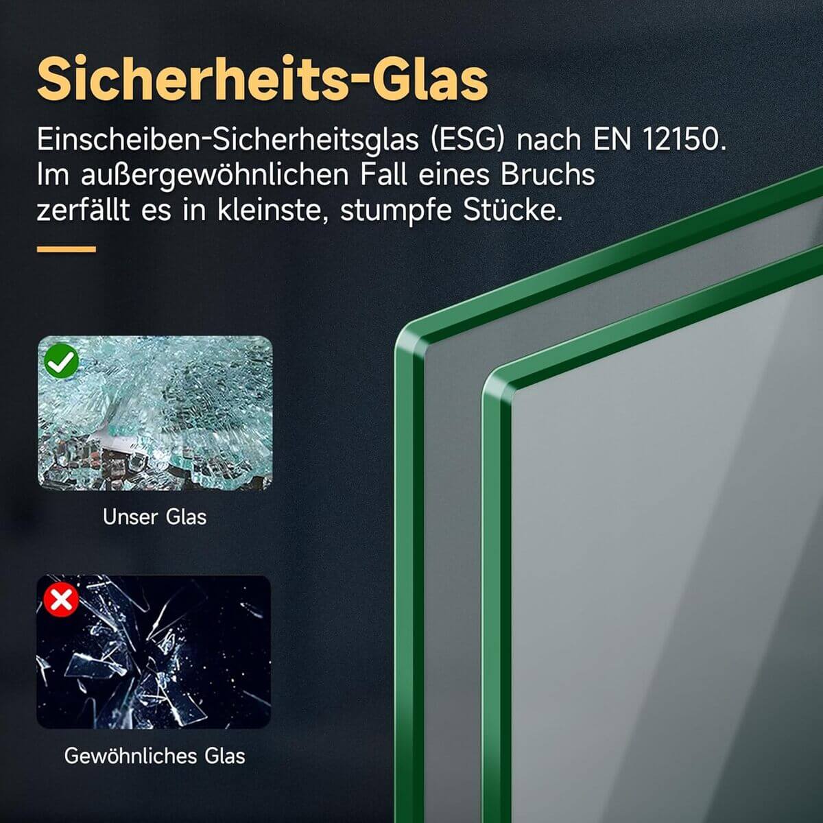 SONNI Puerta de ducha de cristal de seguridad, puerta corredera, cabina de ducha, color negro