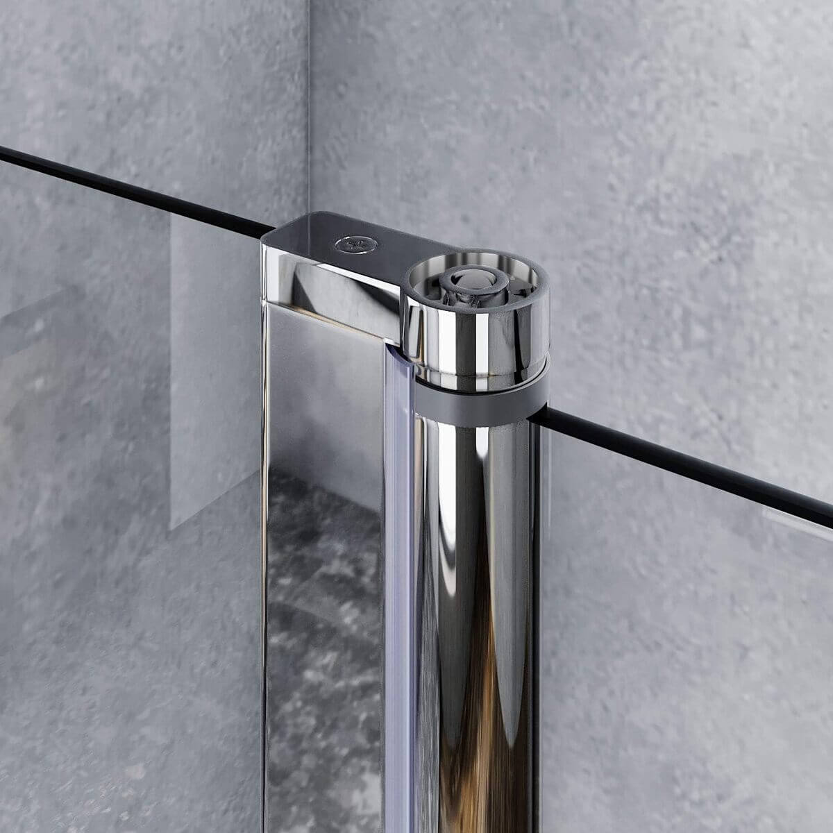 SONNI Mampara Bañera Plegable 120 x 140 cm Cristal Templado 6mm Mamparas de Bañera Abatible 2 Hojas con Barra Estabilizadora y Perfil Aluminio