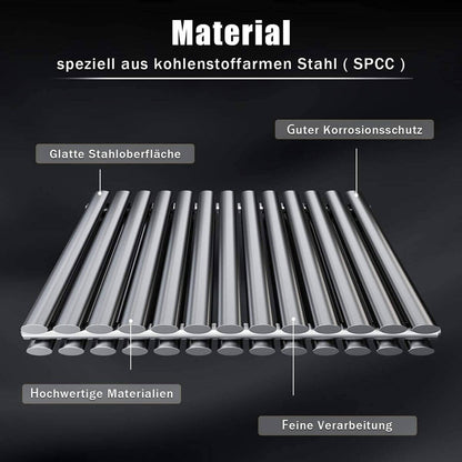 SONNI Radiador vertical antracita 1800 x 236 mm con multibloque, diseño termostático, cromo, una sola pieza, radiador tubular de baño, conexión central una/doble capa Sí y No Multibloque