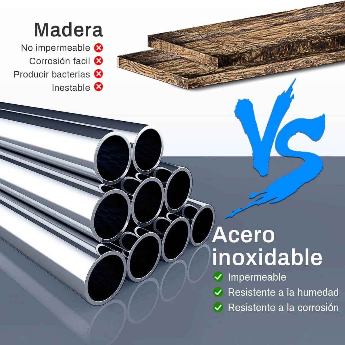 SONNI Armario Espejo Baño con Luz 105 x 65 cm Bisagra Conductora Interruptor Táctil 3 Puertas,Espejo de Baño con Armario y LED,Acero Inoxidable Enchufe para Afeitadora 5 Estantes