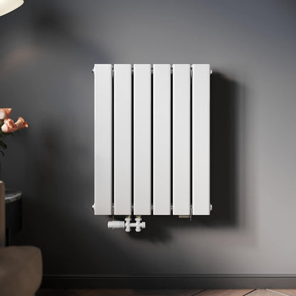 SONNI Radiador horizontal de diseñoblanco, 630 x 616 mm,una/doble capa Sí y No Multibloquecolor blanco