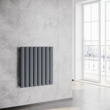 SONNI Radiador horizontal de diseñoblanco, 630 x 616 mm,una/doble capa Sí y No Multibloquecolor  antracita