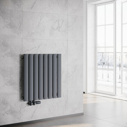 SONNI Radiador horizontal de diseñoblanco, 630 x 616 mm,una/doble capa Sí y No Multibloquecolor  antracita