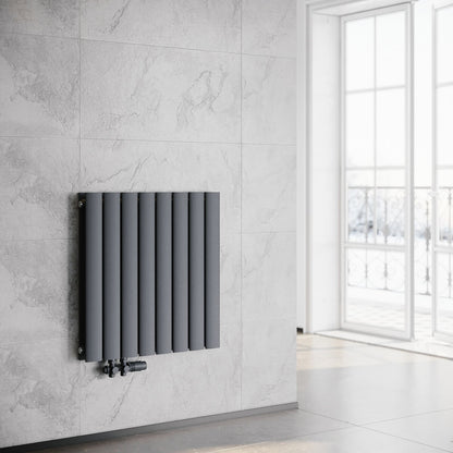 SONNI Radiador horizontal de diseñoblanco, 630 x 616 mm,una/doble capa Sí y No Multibloquecolor  antracita