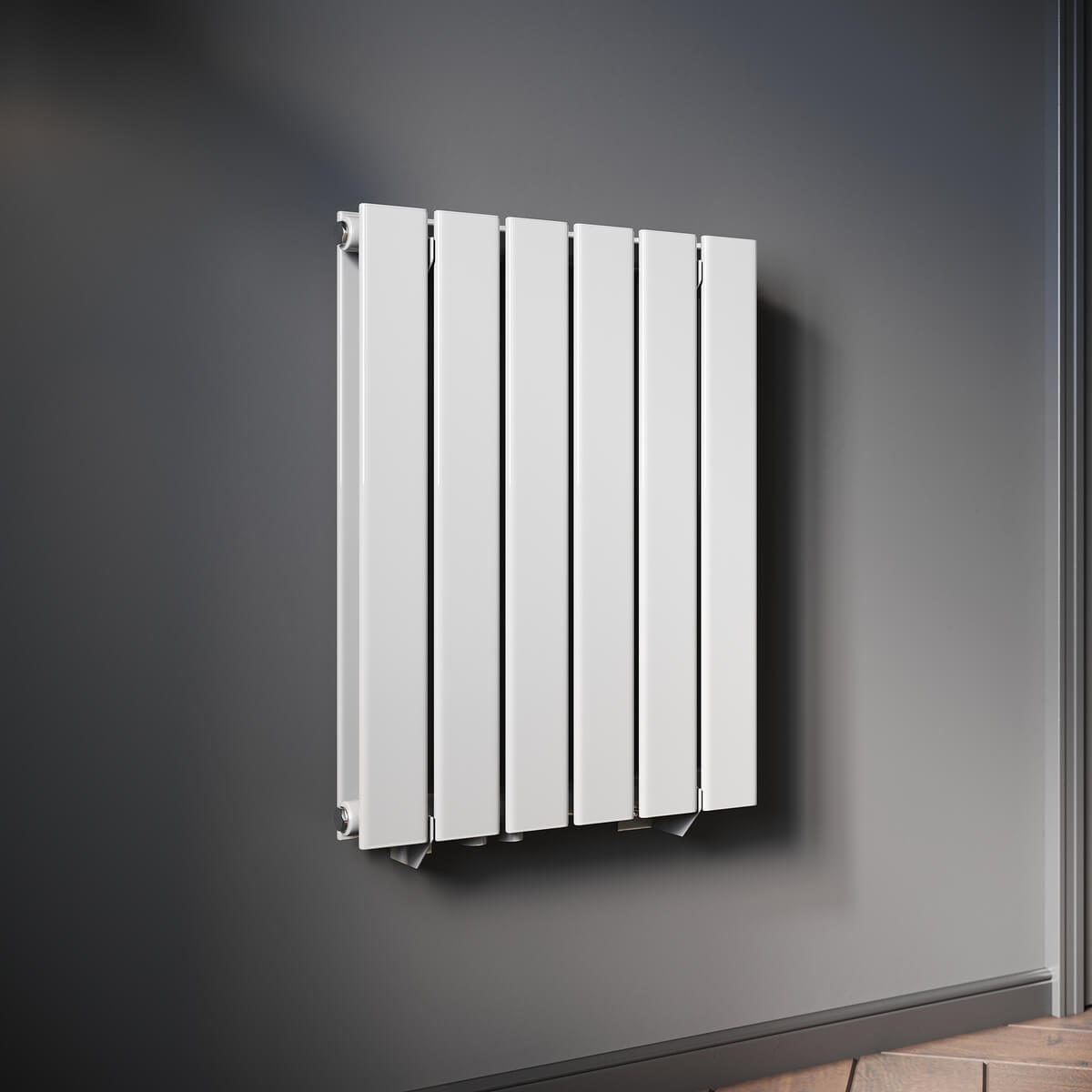 SONNI Radiador horizontal de diseñoblanco, 630 x 616 mm,una/doble capa Sí y No Multibloquecolor blanco